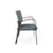 Lesro Newport 2 Seat Tandem Seating Metal Frame No Center Arms, Bronze, RF Serene Upholstery NP1501 - alternate 2